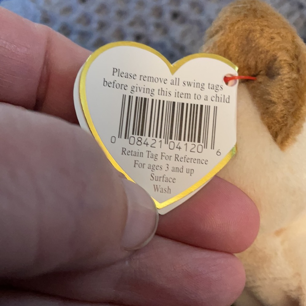 Snip the Siamese cat beanie baby. - Picture 6 of 8